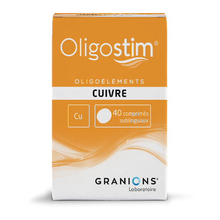 Oligostim cuivre, 40 comprimés