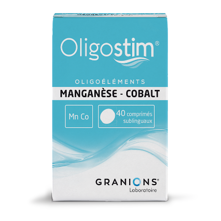 Oligostim manganese cobalt, 40 comprimés