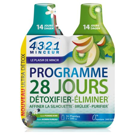 Arkopharma 4.3.2.1 minceur programme 28 jours pomme kiwi