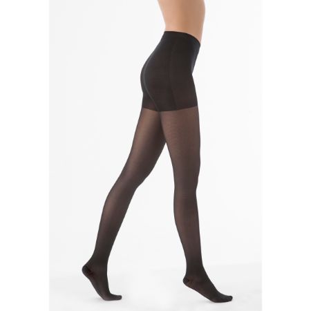 ESSENTIEL SEMI TRANSPARENT classe 3 collant Femme ML noir