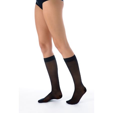 STYLES TRANSPARENT classe 2 Chaussette Femme ML noir