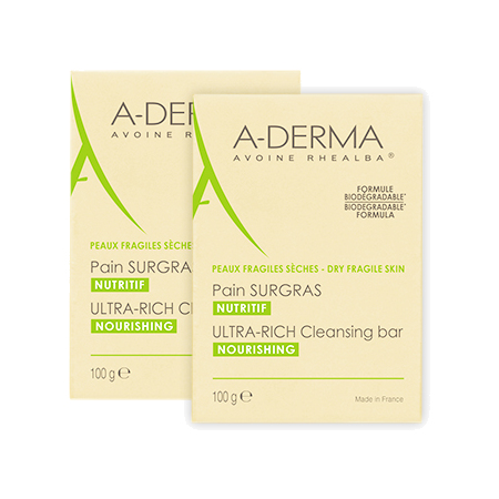 A-Derma Avoine Rhealba Pain Surgras, 2 x 100 g