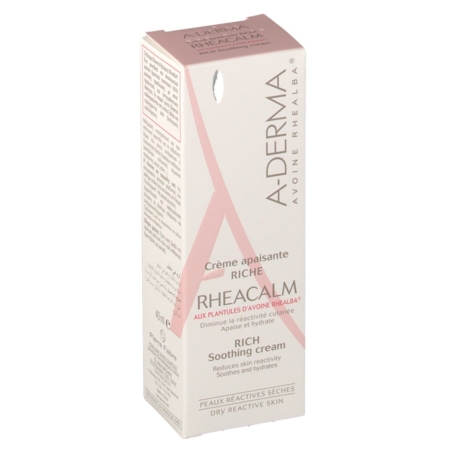 A-derma rheacalm crème apaisante riche - 40ml