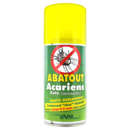 Abatout fogger laque antiacariens spray 210ml