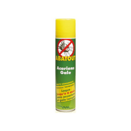 Abatout laque antiacariens entretien spray 405ml