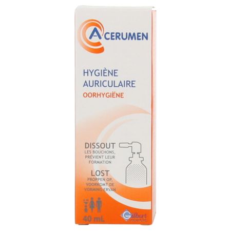Acerumen solution hygiene auriculaire spray, 40 ml