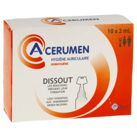 A-cérumen solution en unidoses 10 x 2 ml