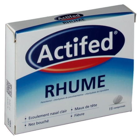 Actifed Rhume 15 comprimés