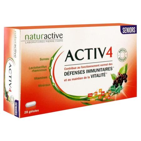 Activ4 senior, 28 gélules