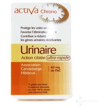 Activa chrono urinaire, 15 gélules