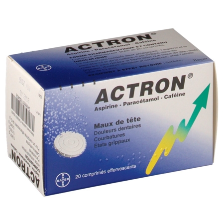 Actron, 20 comprimés effervescents