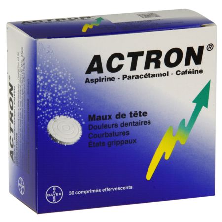 Actron, 30 comprimés effervescents