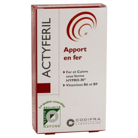 Actyferil, 60 gélules