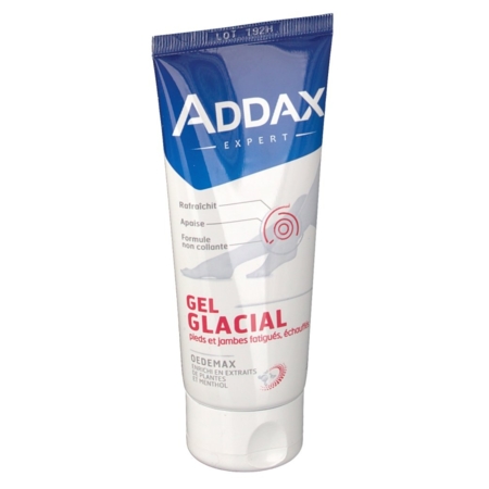 Addax gel glacial pour pieds et jambes fatigués - 100ml