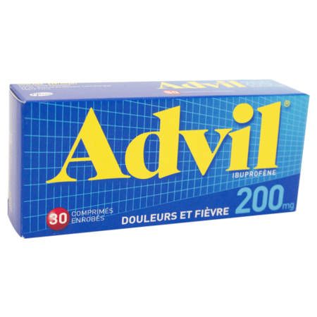 Advil 200 mg, 30 comprimés enrobés