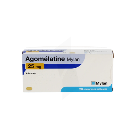 AGOMELATINE 25MG MYLAN CPR 28 