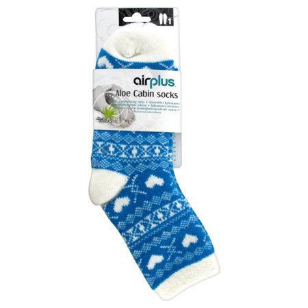 Airplus chaussettes hydrat bleue/blanches