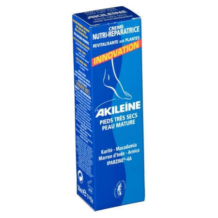 Akileine soin bleu creme regeneratrice  50ml + 50%