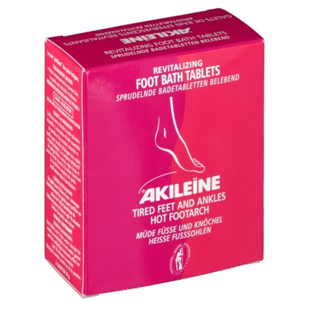 Akileine soins rouges galet bain revita 6x20g