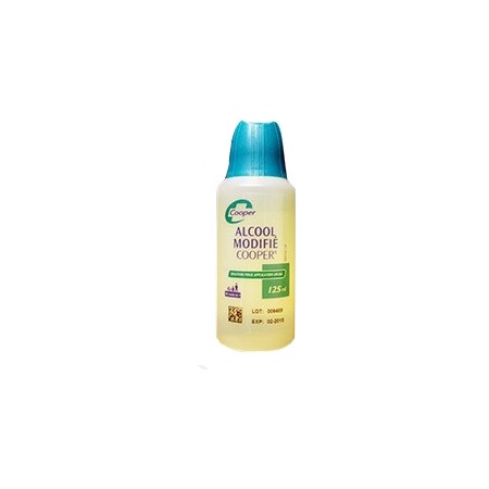 Alcool modifie cooper, flacon de 125 ml de solution pour application cutanée