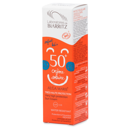 Algamaris crème solaire enfant hypoallergénique 50+, 100 mL