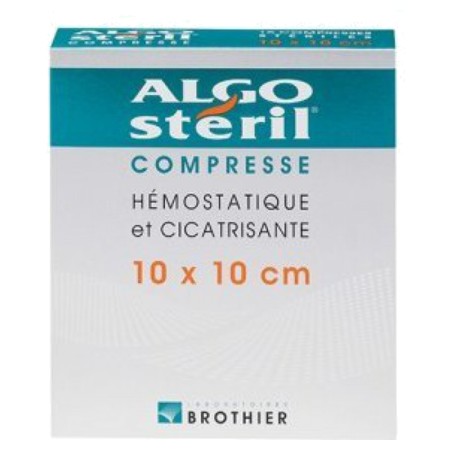 Algosteril compresse sterile 10 cm x 10 cm, x 16