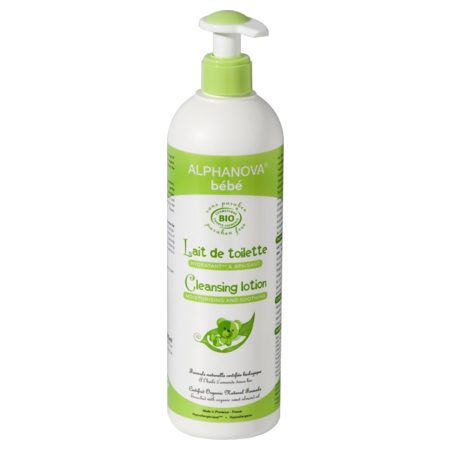 Alphanova bebe lait toilette hydratant bio, 500 ml