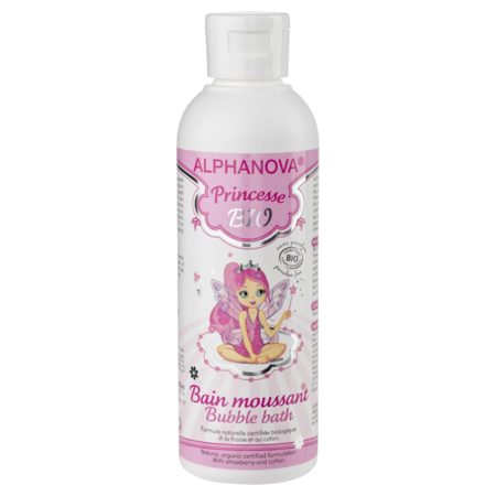 Alphanova princesse bain moussant bio, 200 ml de savon liquide