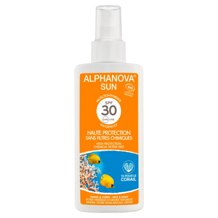 Alphanova Sun Bio SPF30, Spray de 125g