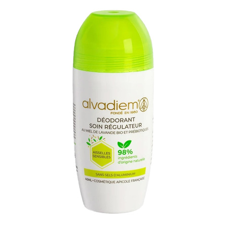 Alvadiem Déodrant Soin Régulateur Roll-On, 40 ml