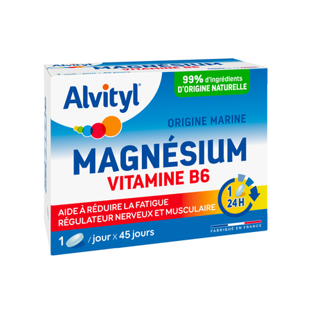 Alvityl Magnésium Vitamine B6, 45 Comprimés