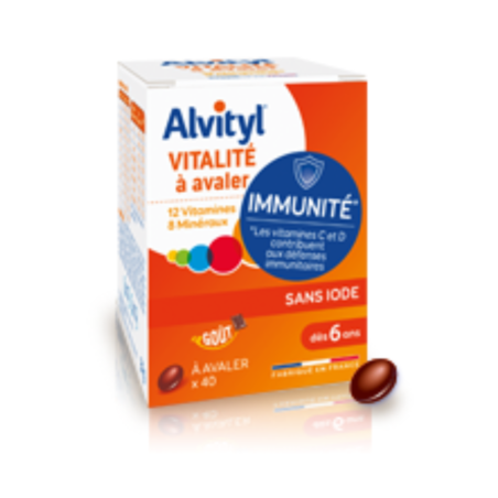 Alvityl Vitalité Comprimés à avaler, Boite de 90