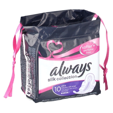 Always sensitive serviette periodiq long plus, x 10