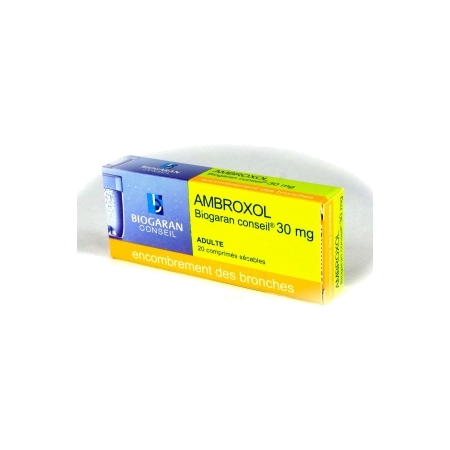 Ambroxol biogaran conseil 30 mg, 20 comprimés sécables