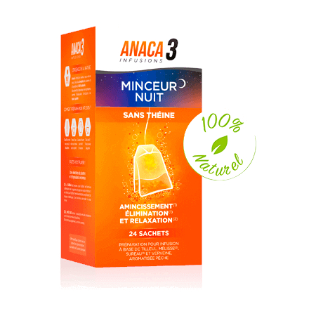 Anaca3 Tisane Minceur Nuit, 24 sachets