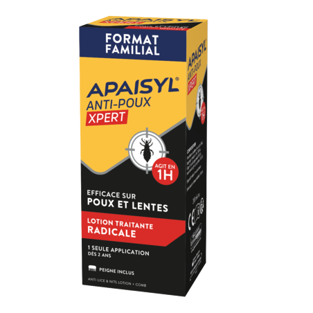 Apaisyl Anti-poux Xpert poux lentes, 200 ml