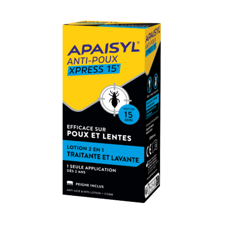 Apaisyl Traitement Anti-poux et Lentes Xpress, 100ml