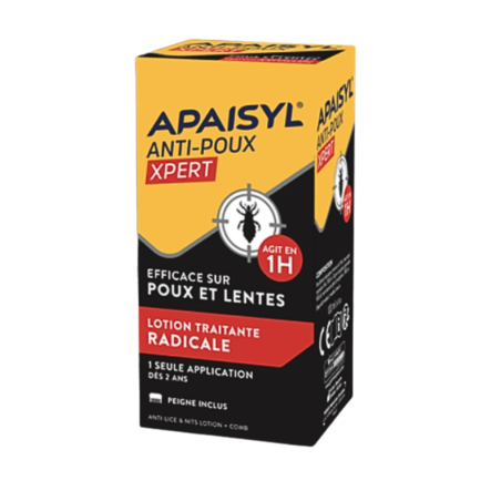 Apaisyl Xpert Lotion Anti-Poux et Lentes, 100 ml