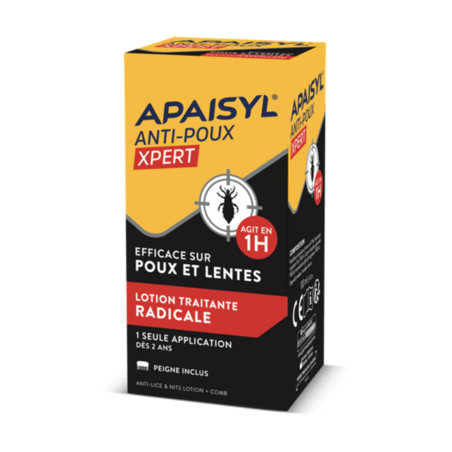 Apaisyl XPERT Lotion Traitant Poux et Lentes, 200ml