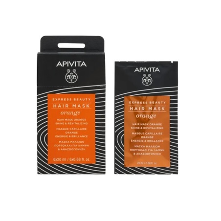 Apivita Masque capillaire cheveux Orange Energie et brillance