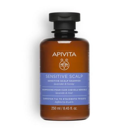 Apivita Shampoing pour Cuir Chevelu Sensible, 250ml