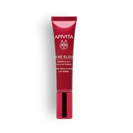 Apivita Wine Elixir Crème yeux et lèvres, 15 ml