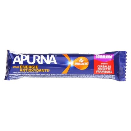 Apurna sport barre energetique noisette framboise, 40 g