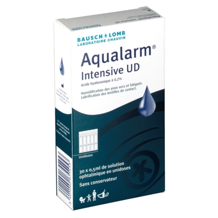 Aqualarm intensive solution ophtalmique dose 30