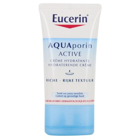 Eucerin aquaporin active crème hydratante riche - 40 ml