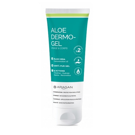 Aragan Aloe Vera gel 100 % pur, 100 ml de gel dermique