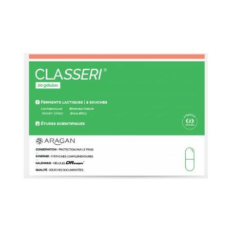 Aragan classeri, 20 gel