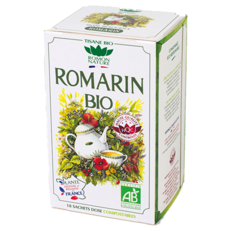 Araquelle Tisane Romarin France Bio, 18 Sachets