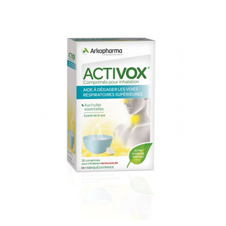 Arkopharma Activox Comprimés pour Inhalation, 20 Comprimés