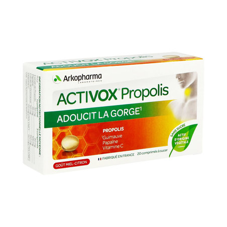 Arkopharma Activox Propolis Miel-Citron, 20 Comprimés